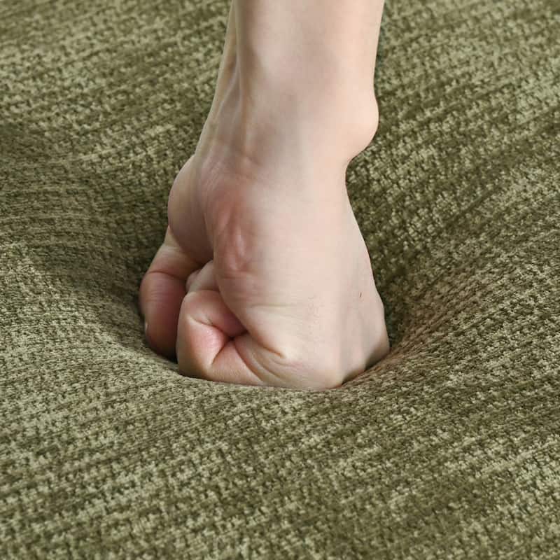 Arm Fabric bench with Solid Wood ,51.8-inch Upholstered Bench for Living Room ,Bedrooms