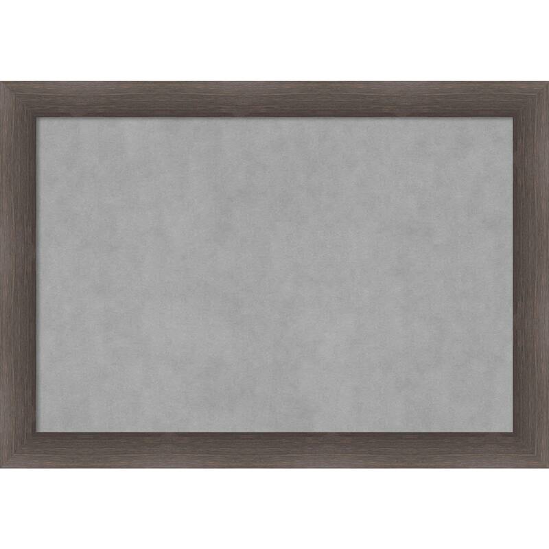 Amanti Art Hardwood Chocolate Framed Magnetic Board