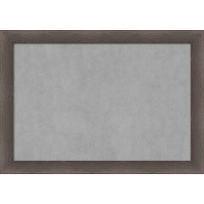 Amanti Art Hardwood Chocolate Framed Magnetic Board