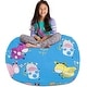 preview thumbnail 91 of 187, Kids Bean Bag Chair Cover Stuffed Animal Storage or Toy Organizer