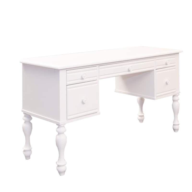 Summer House I Oyster White Vanity Desk - W56 x D20 x H30