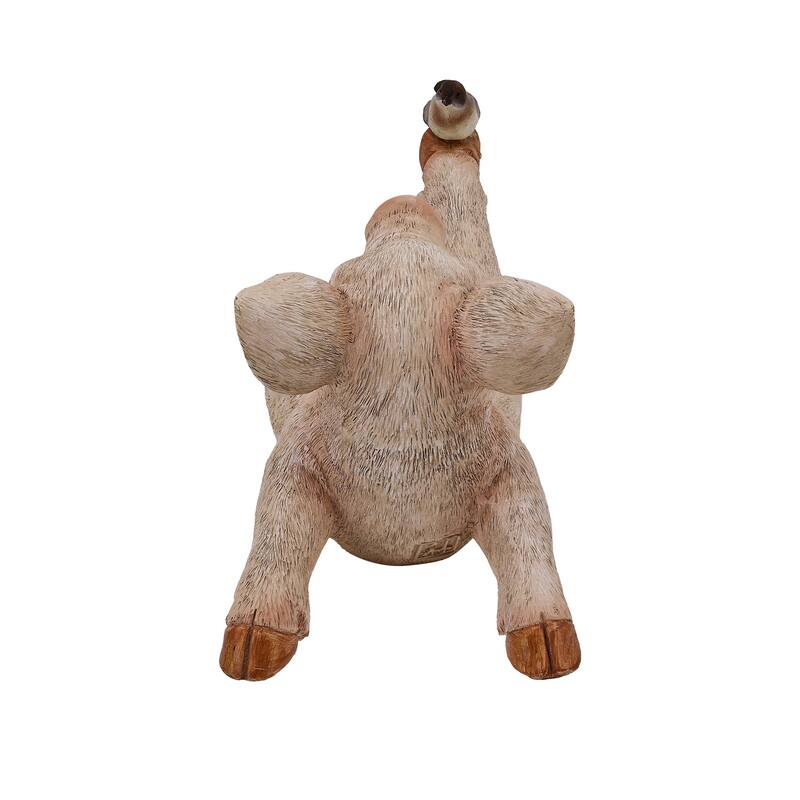 Yoga Pig Polyresin Statue