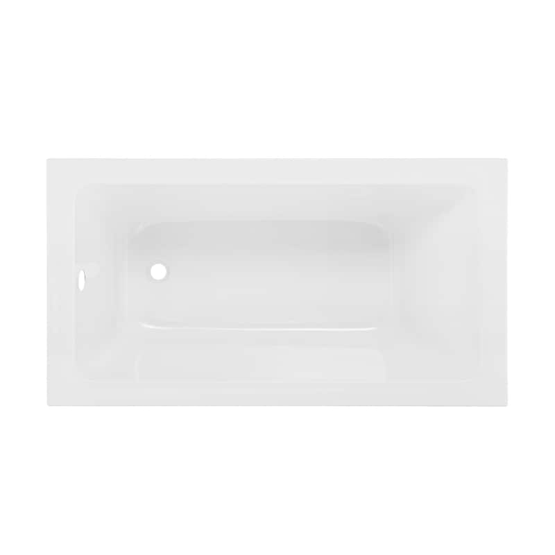 Lausanne 48" X 32" Reversible Drain Drop-In Bathtub - 32x48 Reversible
