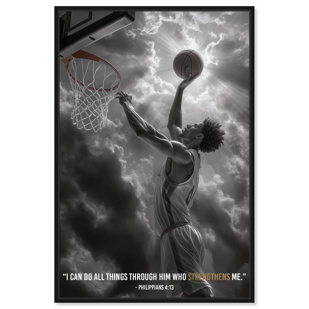 Strengthen Me Canvas by Art Remedy