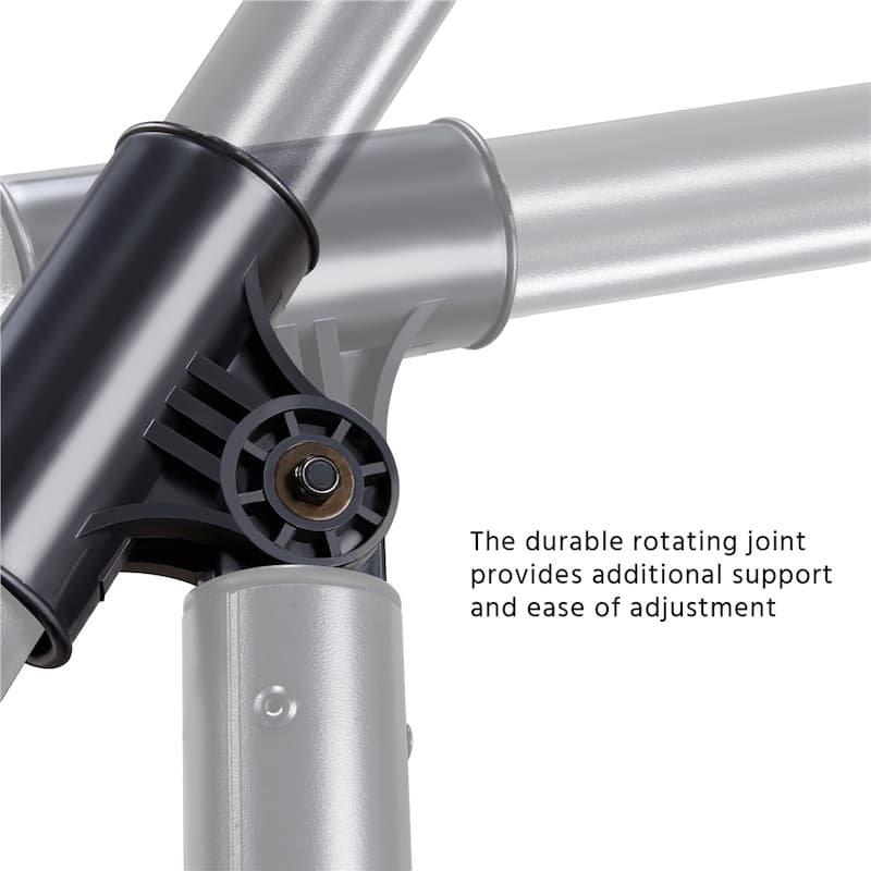 Yaheetech 10 Ft Patio Offset Umbrella Outdoor Hanging Cantilever Umbrella with Crank & Cross Base