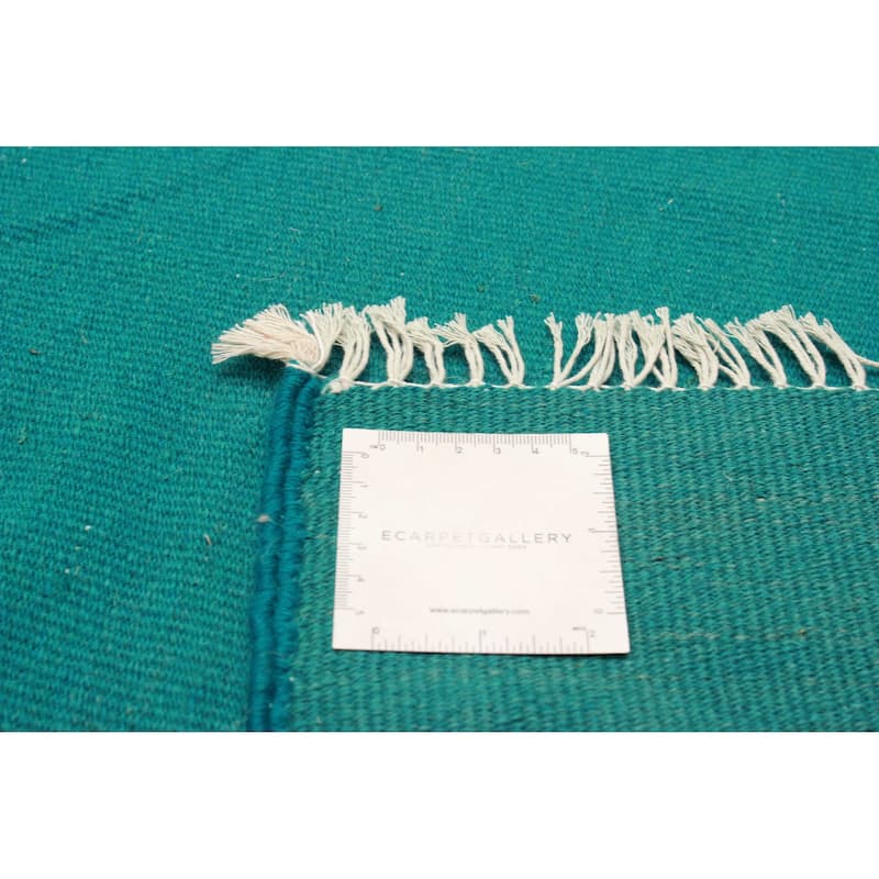 Ankara FW Teal Kilim 5'9" x 8'1" - 5'9 x 8'1