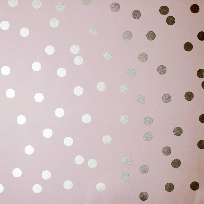 Arthouse Priscella Blush Polka Dot Wallpaper