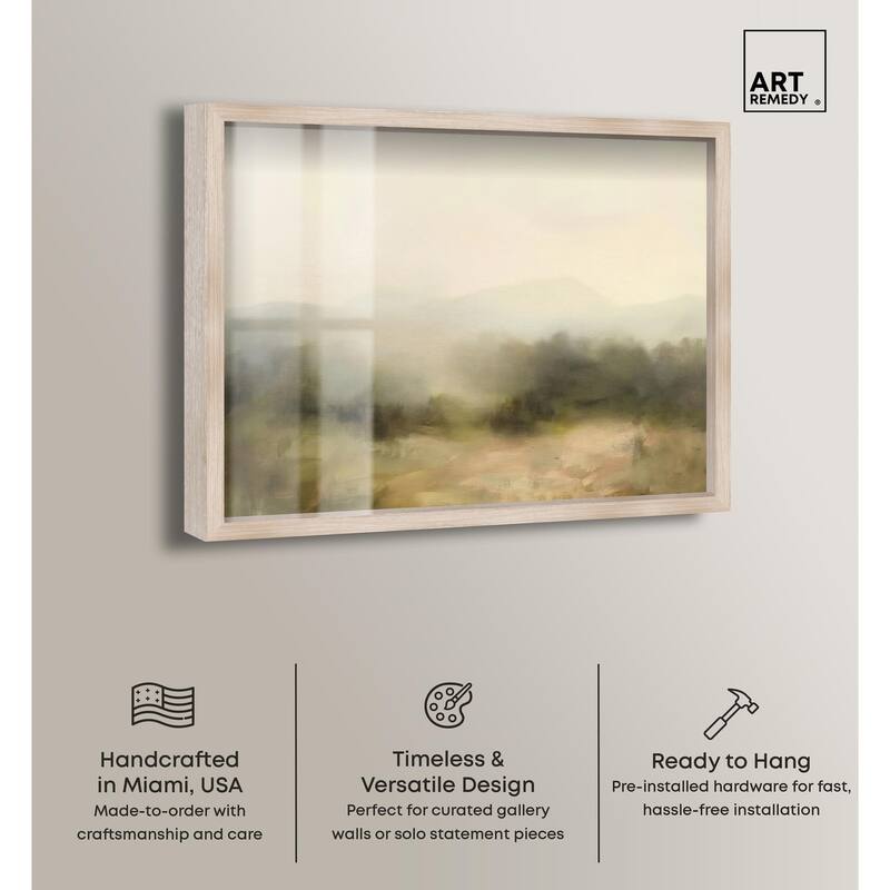 Haze Horizon Shadowbox by Art Remedy