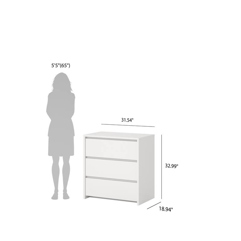 Porch & Den Next 31-inch Wide 3-Drawer Chest