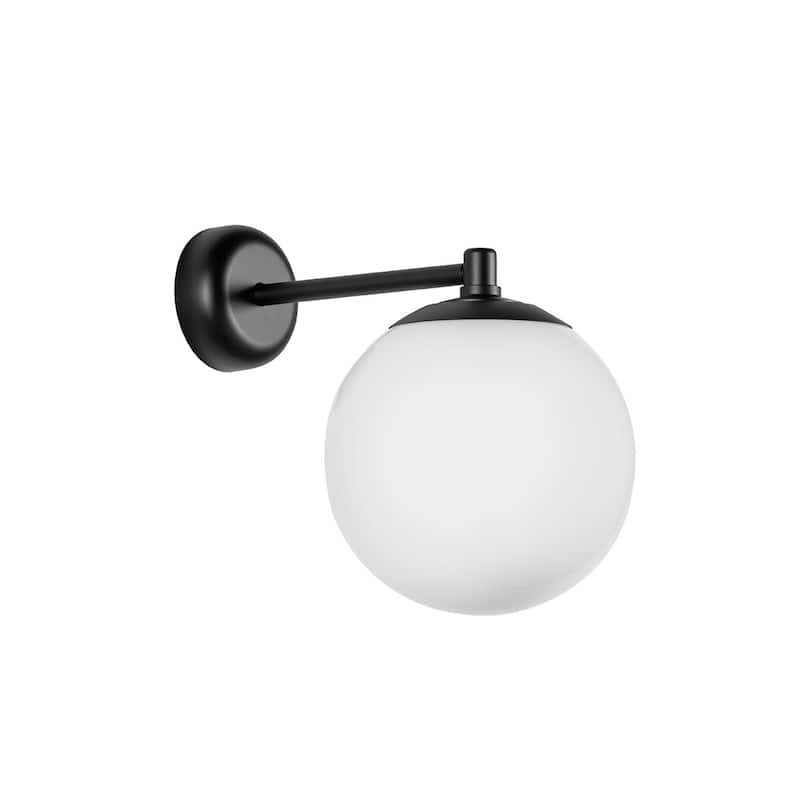 Troy RLM Lighting GL12M-2-2A12 Laguna 12" Wide Globe Wall Sconce - Matte Black
