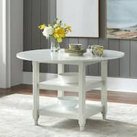 Simple Living Cottage White Round Dining Table - On Sale - Bed Bath ...