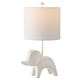 preview thumbnail 10 of 36, SAFAVIEH Kids Lighting 20" Ellie Elephant Lamp - 11.5"x10"x20"