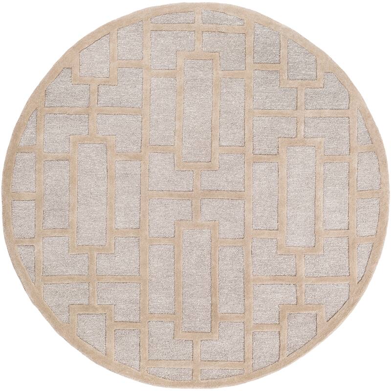 Hand-Tufted Thaxted Wool Area Rug - 6' Round