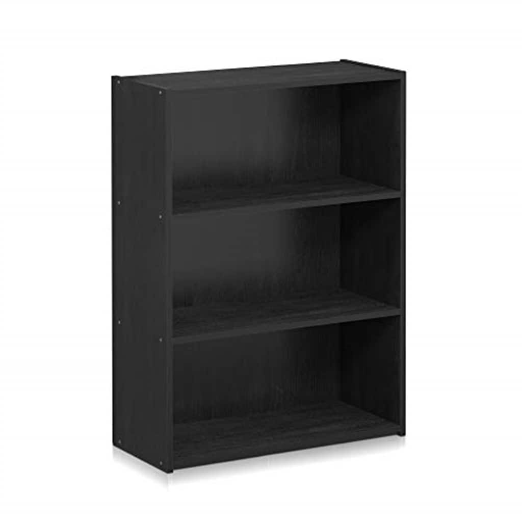 31.5 in. Tall Americano Wood 3-Shelf Bookcase
