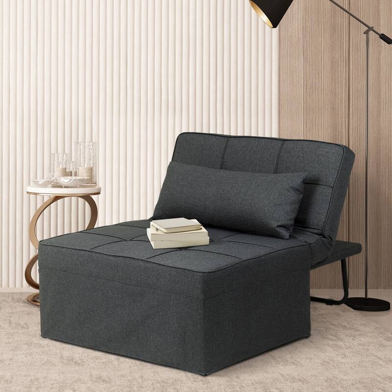 Zenova 4-1 Adjustable Sleeper Sofa Chair with Ottoman, Sofa Bed ,Couch Bed