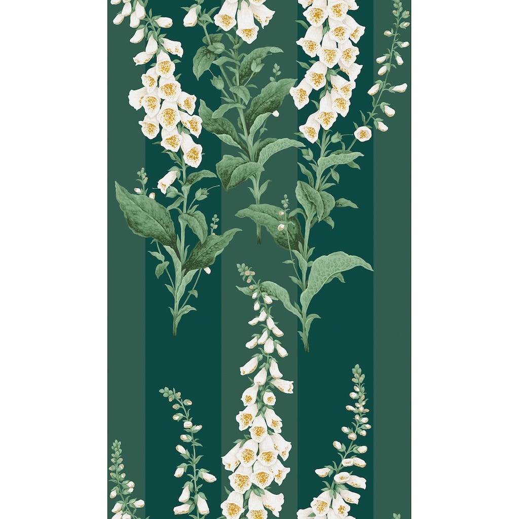 Graham & Brown Foxglove Stripe Teal Wallpaper