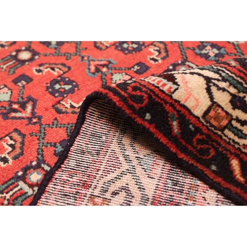 ECARPETGALLERY Hand-knotted Andelz Red Wool Rug - 2'9 x 9'6