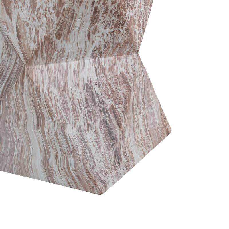 Modern Small Irregular Shape Side Table for Indoor and Outdoor Use