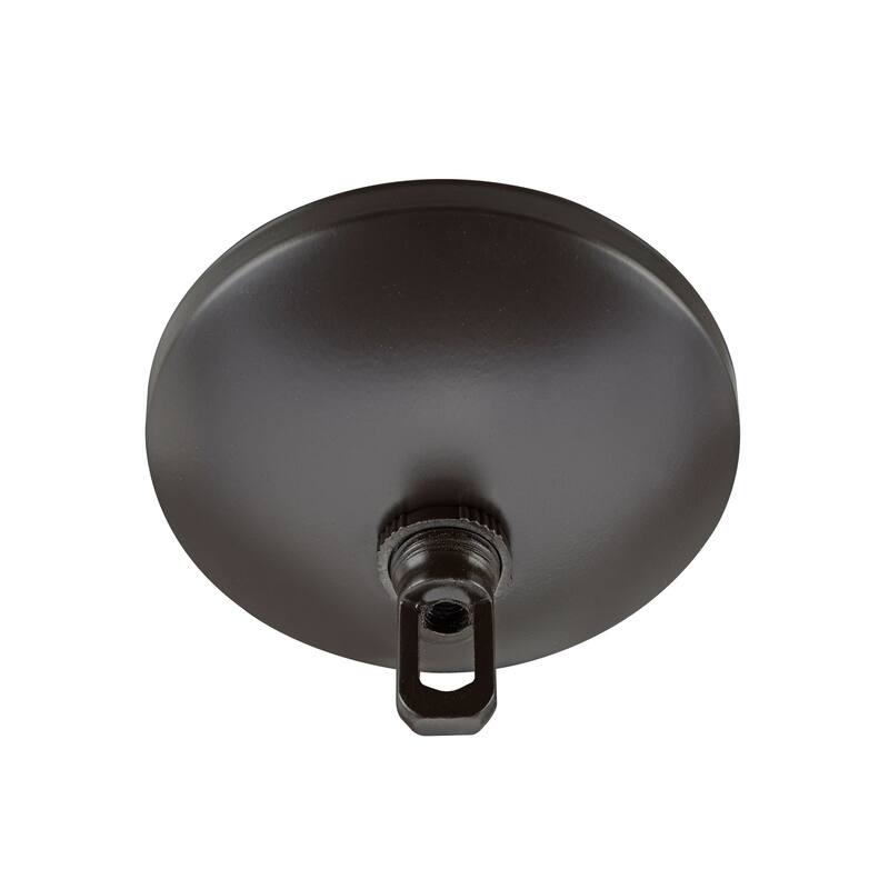 Aspen Creative Contemporary Chandelier & Light Fixture Canopy Kit w/Collar Loop,Oil Rubbed Bronze,5"Diameter,1" Center Hole,2PK