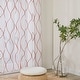 preview thumbnail 17 of 53, Deconovo Rod Pocket Pattern Sheer Curtains for Living Room Pair (2 Panels)