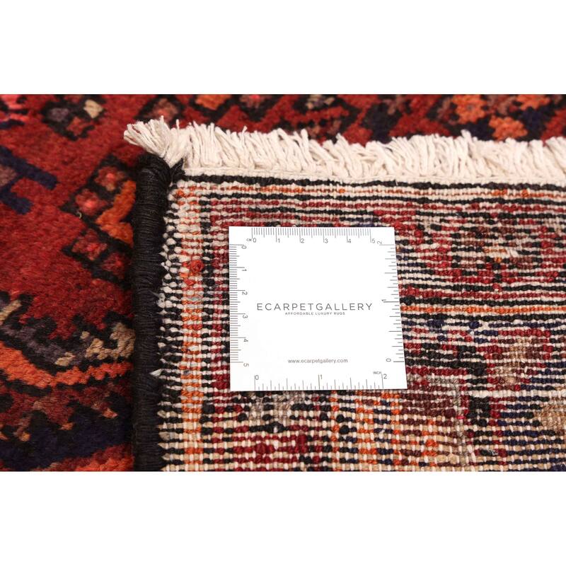 ECARPETGALLERY Hand-knotted Anadol Dark Red Wool Rug - 4'11 x 8'3