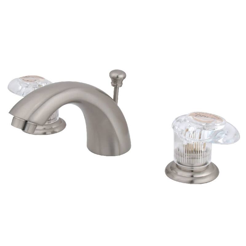 Kingston Brass Magellan 1.2 GPM Widespread Bathroom Faucet with Pop-Up - Brushed Nickel