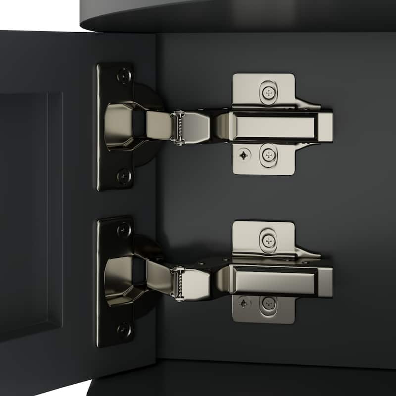 Artisan-Crafted Demi-Lune Console Table,Unique Half Moon Design End Table with 2 Drawers and Shelf