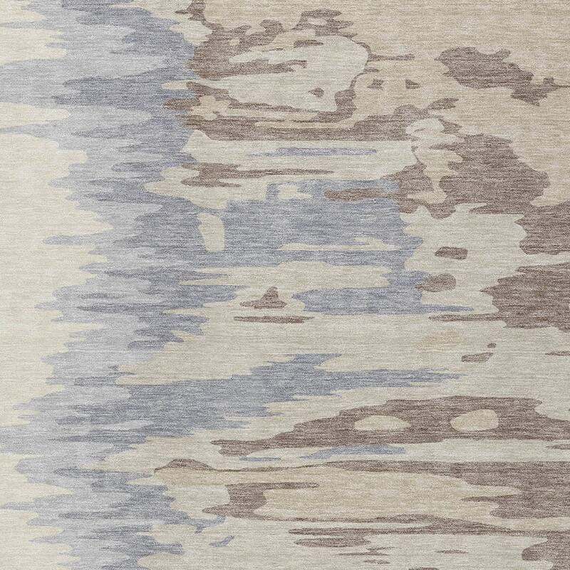 HomeRoots Abstract Transitional Rectangle Outdoor Rug