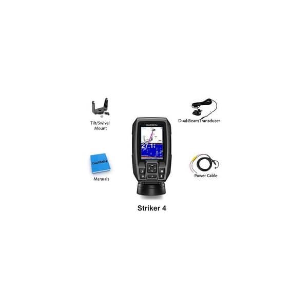 Refurbished Garmin Striker 4 CHIRP fishfinder w/ Transducer - AutoGain technology and high-sensitivity GPS - Bed Bath & Beyond - 17667787 Refurbished Garmin Striker 4 CHIRP fishfinder w/ Transducer - AutoGain technology and high-sensitivity GPS - Bed Bath & Beyond - 17667787