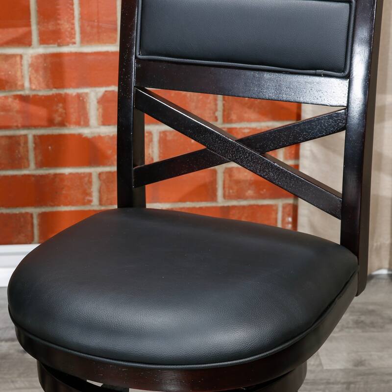 DTY Indoor Living Meeker X-Back Swivel Stool