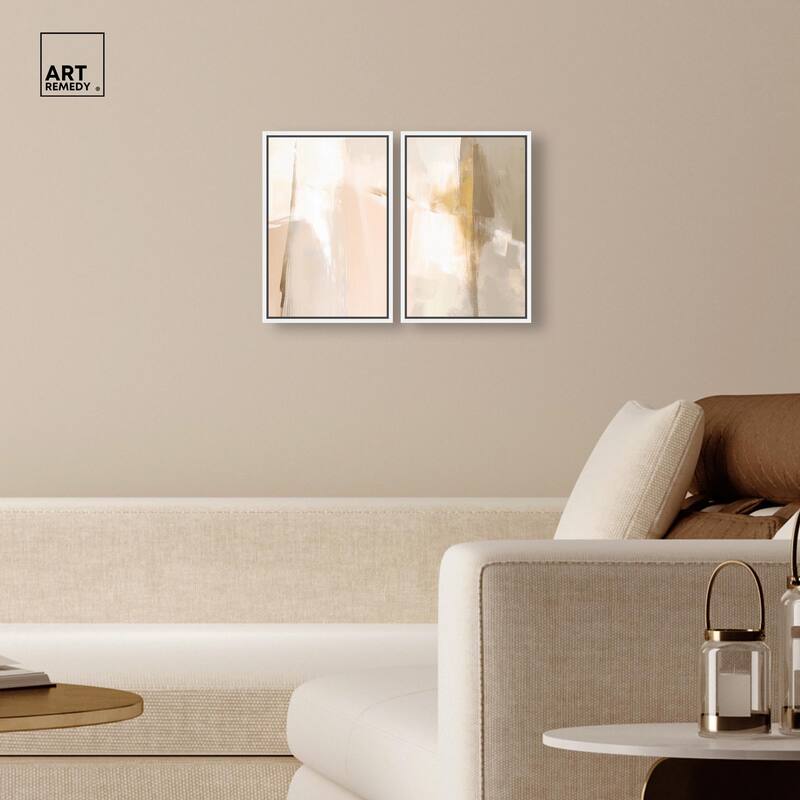 Meditative Hues II Canvas Set of 2 by Art Remedy