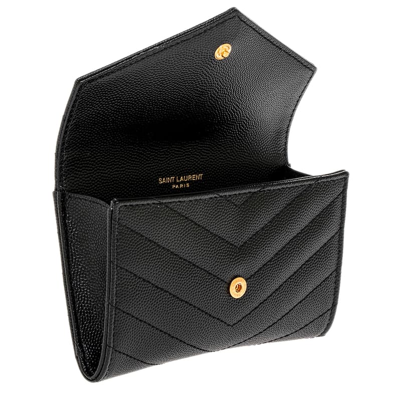 Saint Laurent Cassandre Matelasse Small Envelope Wallet