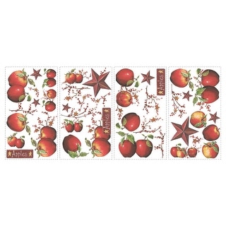 RoomMates Red Country Apples Wall Decals