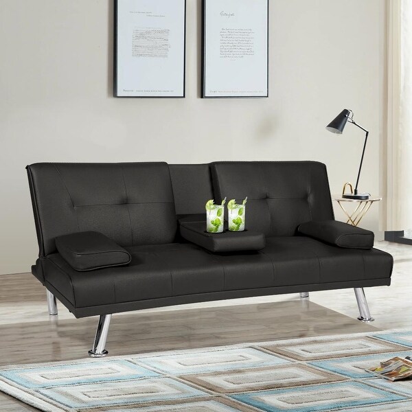 Futon sofa deals with armrest