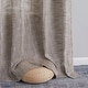 preview thumbnail 48 of 62, HLC.me Madison Faux Linen Textured Sheer Privacy Sun Light Filtering Window Grommet Thick Curtains Panels, Set of 2