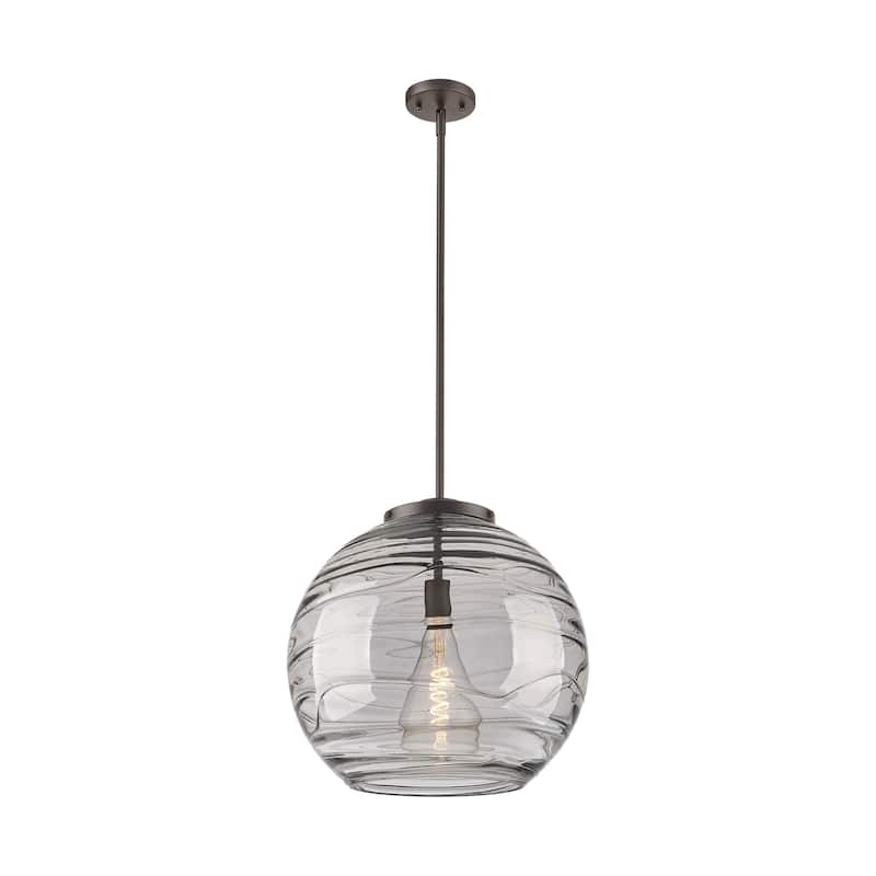Innovations Lighting 221-1S-20-18 Athens Pendant Athens Deco Swirl 18"