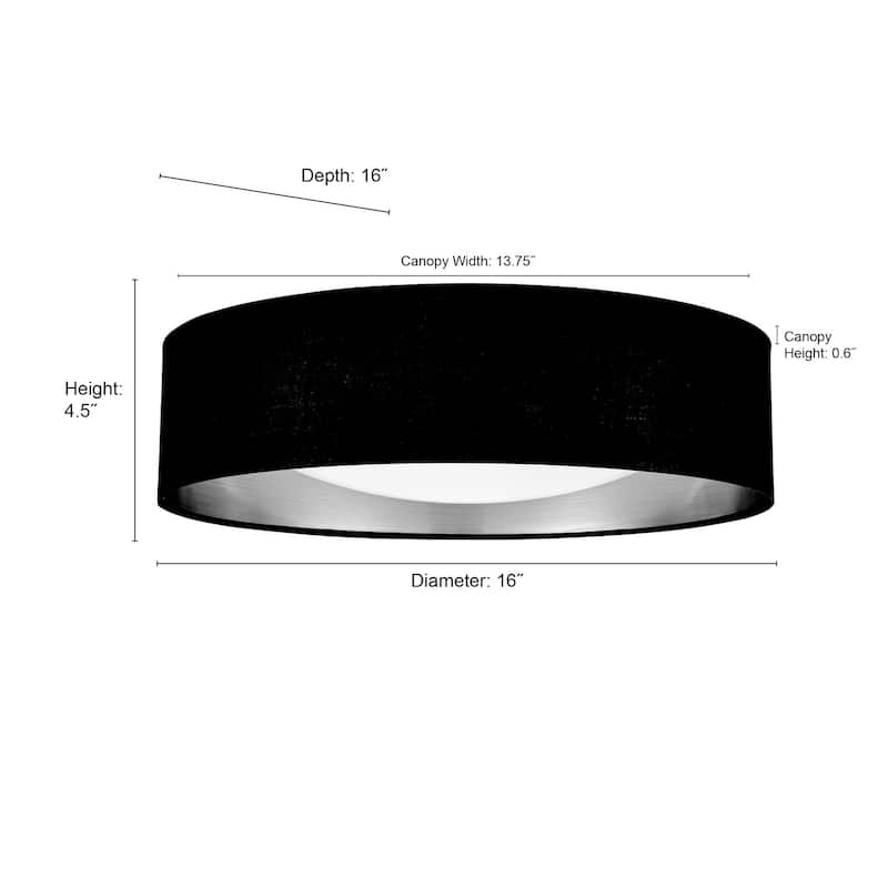 Millennium Lighting 4531 Rosata 16" Wide Flush Mount Drum Ceiling