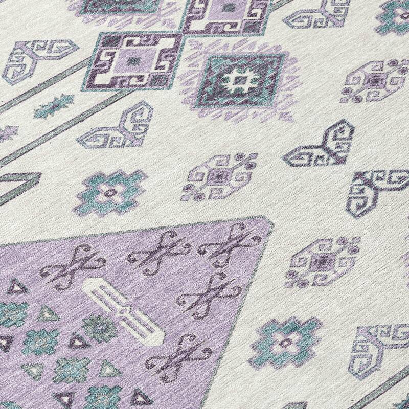 Machine Washable Indoor/ Outdoor Global Hiawatha Chantille Rug