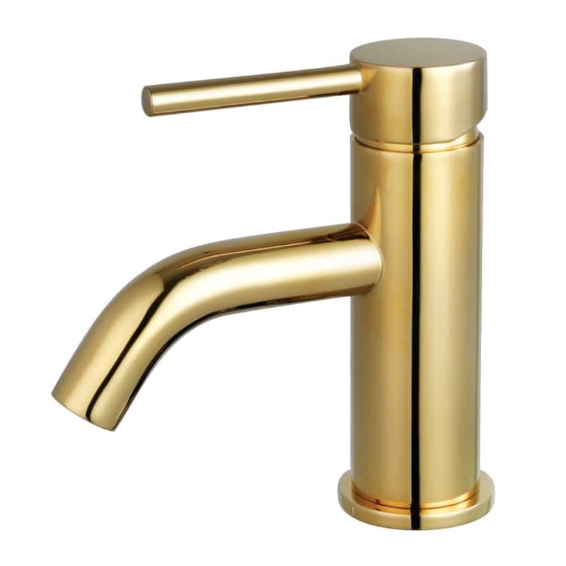 Concord Single-Handle 1-Hole Deck Mount Bathroom Faucet - Polished Brass