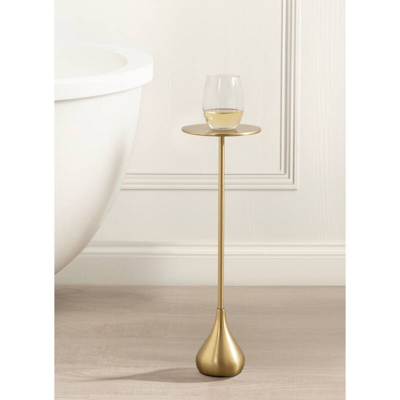 Kate and Laurel Hersi Metal Drink Table