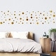 preview thumbnail 17 of 26, Walplus Polka Dots Wall Sticker Big Wall Home Decoration Nursery Decor 80 pieces - Gold