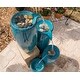 preview thumbnail 4 of 8, Mezzo Blue Glaze Finish Indoor/Outdoor Floor Fountain