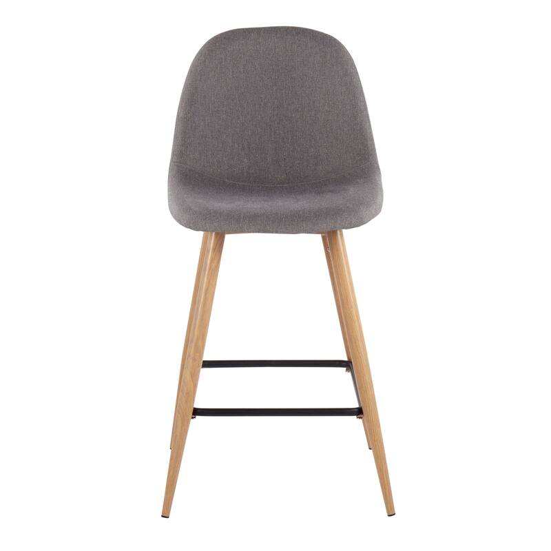 Carson Carrington Stone Natural Counter Stool - Set of 2