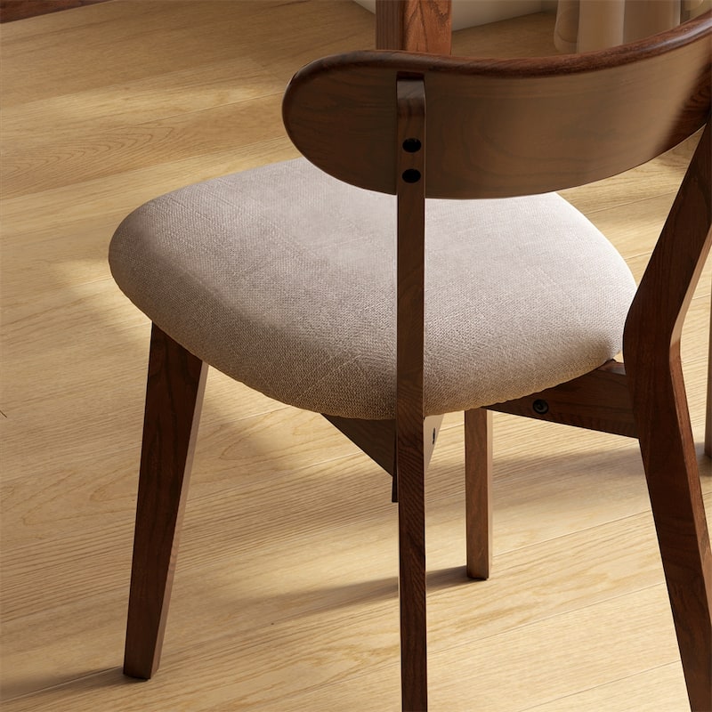 Dining Chair Wooden FAS Grade Oak Wood,Dirt-Free Wood Chair,4 PCS