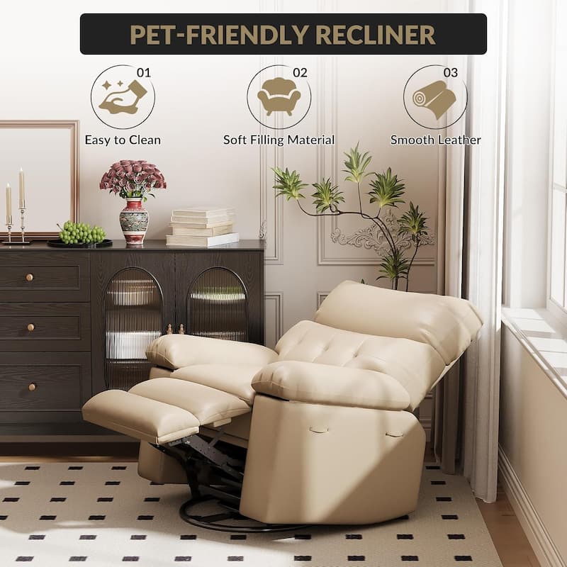 Oversized Recliner with Heat