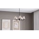 preview thumbnail 7 of 5, McKinney 5-Light Matte Black Chandelier
