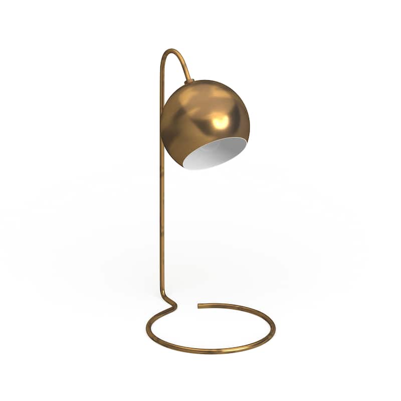 SAFAVIEH Lighting 22-inch Bartolo Brass Gold Task LED Table Lamp - 14"x11"x22" - 14"x11"x22" - Brass