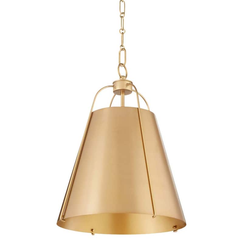 Quorum International 861-1 Ellen 15" Wide Pendant - Aged Brass
