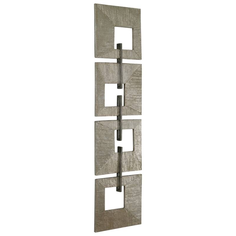 Linked Metal Wall Decor - 60.75" - Champagne Gold Finish