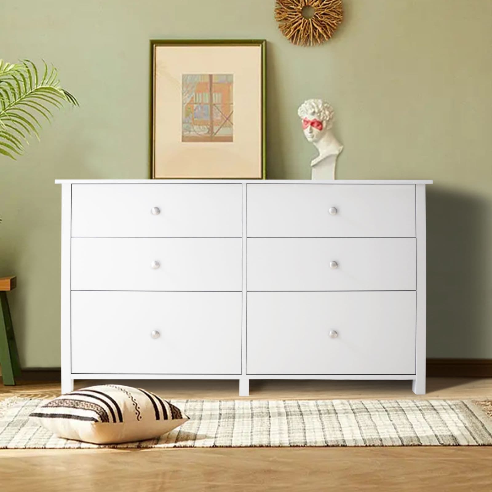 White 6 drawer hotsell dresser under $200